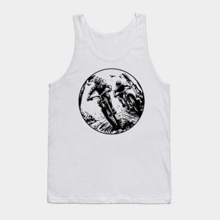 Downhill Bike Race Tank Top